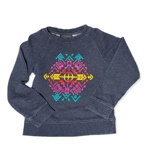 Pendleton crewneck sweatshirt kids Aztec designed size 5/6